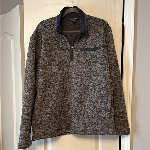 Eddie Bauer Other - Eddie Bauer Men's Gray Quarter-Zip Pull Over Sweater Size M